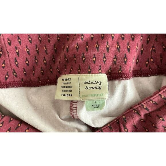 Anthropologie Saturday Sunday Multi Print/Color  Leggings S - Picture 4 of 4